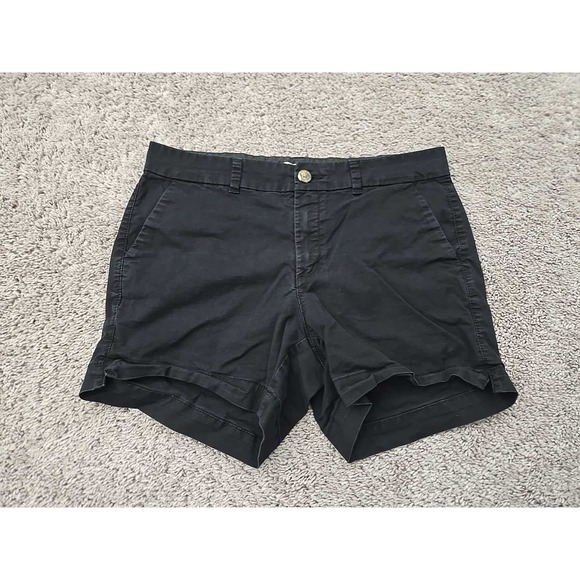 Old Navy Pants - Old Navy Everyday Shorts Womens 8 Black Inseam: 4.5" MidRise Chino Preppy Casual